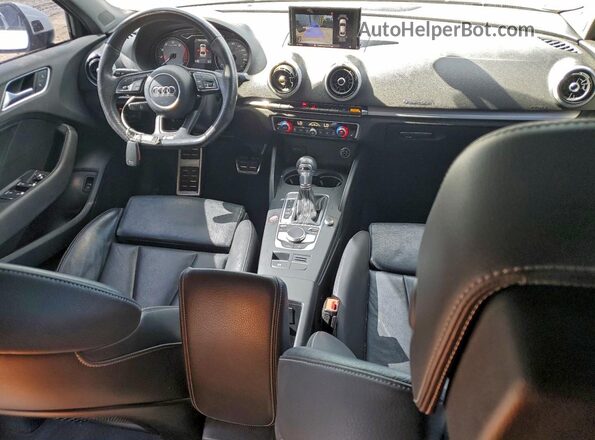 WAUB1GFF7J1007434 2018 AUDI S3 Белый Вид панели приборов