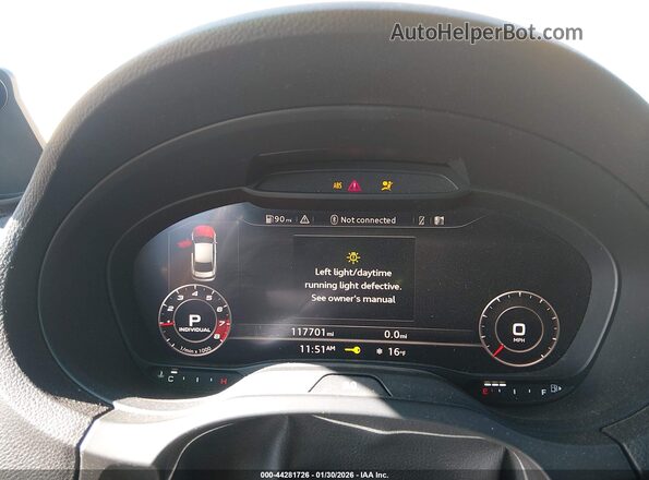 WAUB1GFF8H1023281 2017 AUDI S3 Желтый Вид задних сидений