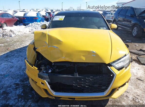 WAUB1GFF8H1023281 2017 AUDI S3 Желтый Вид щитка приборов