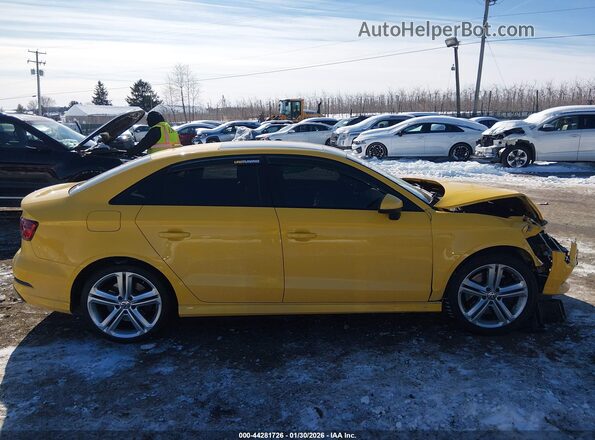 WAUB1GFF8H1023281 2017 AUDI S3 Желтый Вид задней части салона
