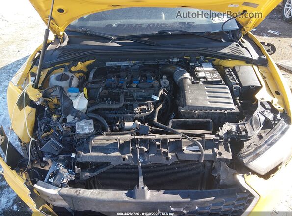 WAUB1GFF8H1023281 2017 AUDI S3 Желтый Вид сзади