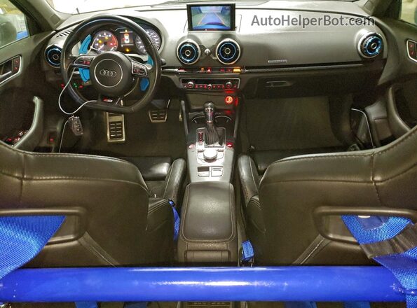 WAUB1GFFXG1042297 2016 AUDI S3 Серебряный Вид панели приборов