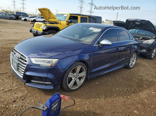 WAUB1GFFXH1069808 2017 AUDI S3 Синий Передняя левая четверть