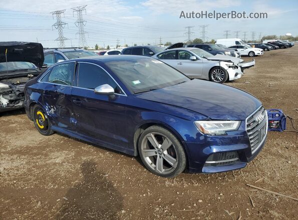 WAUB1GFFXH1069808 2017 AUDI S3 Синий Передняя правая четверть