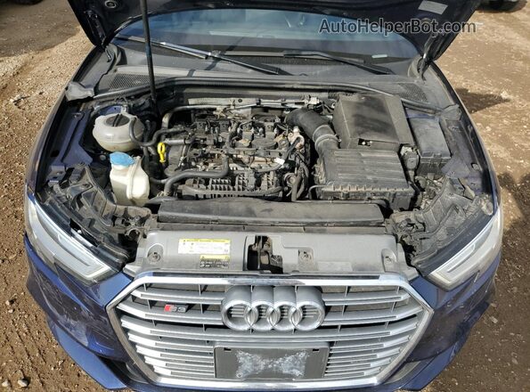 WAUB1GFFXH1069808 2017 AUDI S3 Синий Вид задней части салона