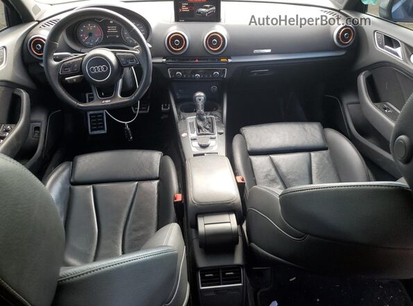 WAUB1GFFXH1069808 2017 AUDI S3 Синий Вид панели приборов
