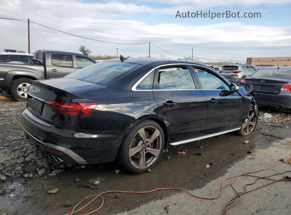WAUB4AF45NA009501 2022 AUDI S4 Black Задня права чверть