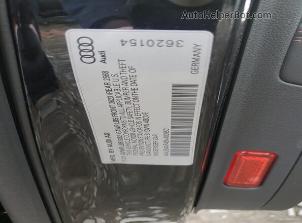 WAUB4AF45NA009501 2022 AUDI S4 Black Вид підкапотного простору