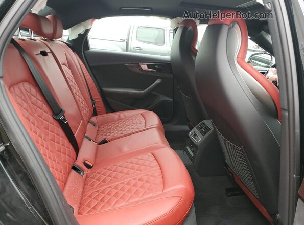 WAUB4AF45NA009501 2022 AUDI S4 Black Вид задніх сидінь