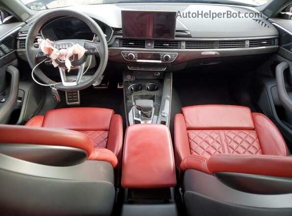 WAUB4AF45NA009501 2022 AUDI S4 Black Вид панелі приладів