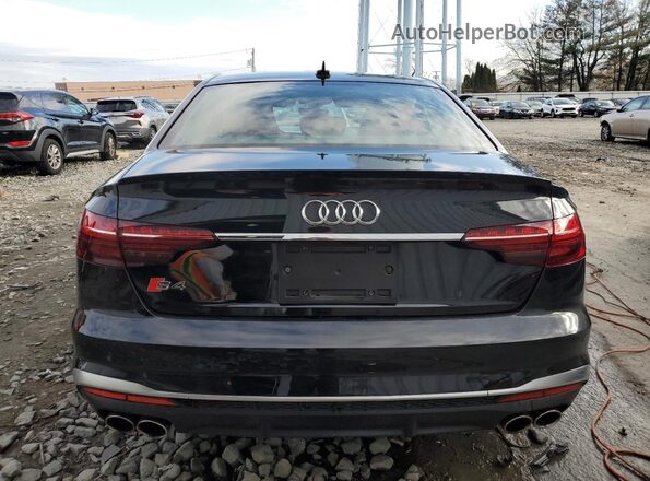 WAUB4AF45NA009501 2022 AUDI S4 Black Вид ззаду