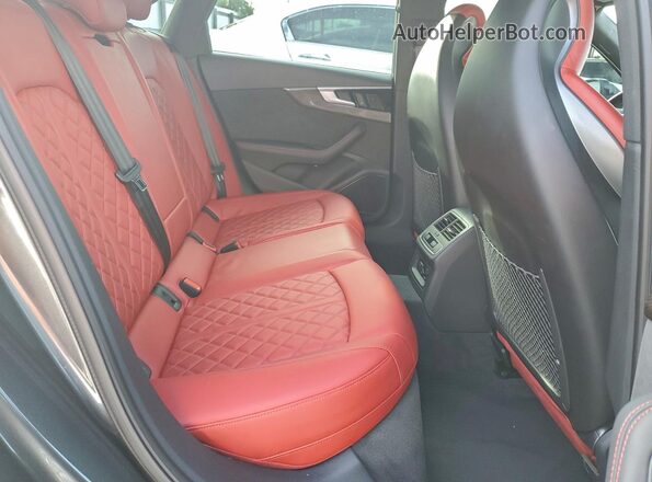 WAUB4AF46LA060597 2020 AUDI S4 Gray Widok wnętrza z tyłu