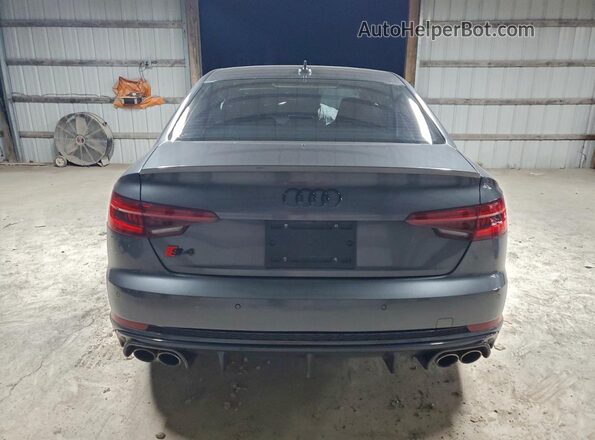 WAUB4AF47KA119591 2019 AUDI S4 Gray Հետևի տեսք