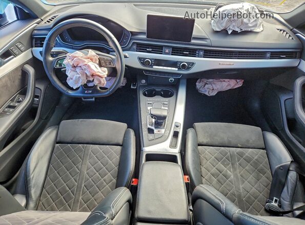 WAUB4AF47KA119591 2019 AUDI S4 Gray Առջևի վահանակի տեսք