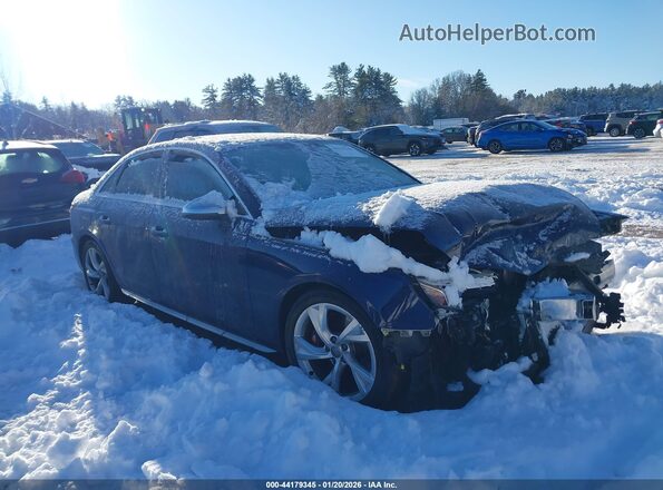 WAUB4AF47MA017467 2021 AUDI S4 Синий Передняя правая четверть
