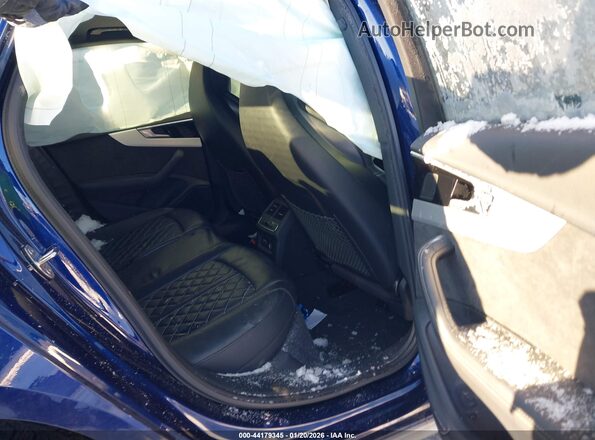 WAUB4AF47MA017467 2021 AUDI S4 Синий Вид наклейки с VIN-кодом