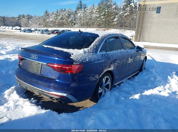 WAUB4AF47MA017467 2021 AUDI S4 Синий Задняя правая четверть