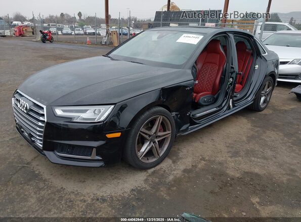 WAUB4AF48JA201764 2018 AUDI S4 Black Przód lewy
