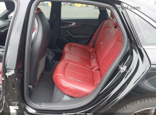 WAUB4AF48JA201764 2018 AUDI S4 Black Widok naklejki z numerem VIN