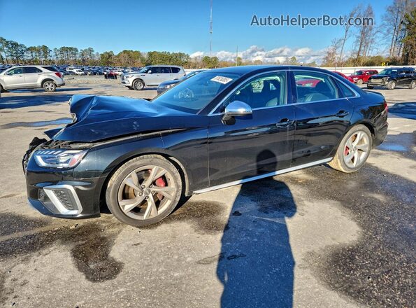 WAUB4AF49MA026218 2021 AUDI S4 Black წინა მარცხენა ხედი სამი მეოთხედიდან