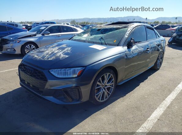 WAUB4AF49NA033249 2022 AUDI S4 Серый Передняя левая четверть