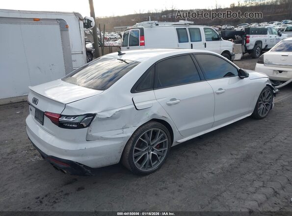 WAUB4AF4XMA028897 2021 AUDI S4 Белый Задняя правая четверть
