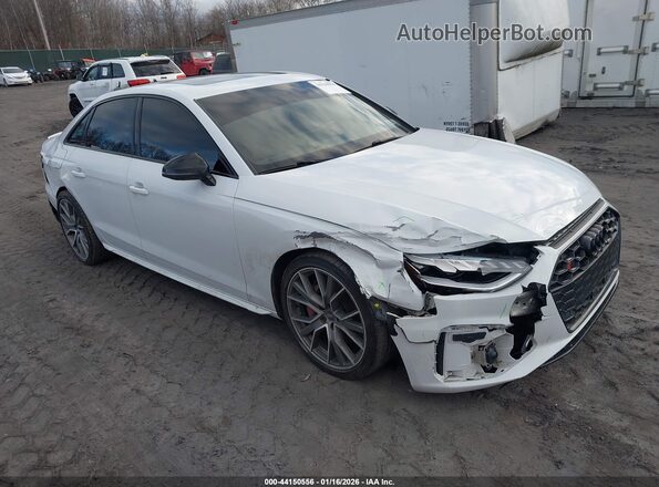 WAUB4AF4XMA028897 2021 AUDI S4 Белый Передняя правая четверть