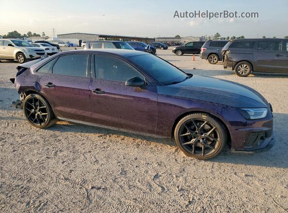 WAUB4AF4XPA009948 2023 AUDI S4 Purple Przód prawy