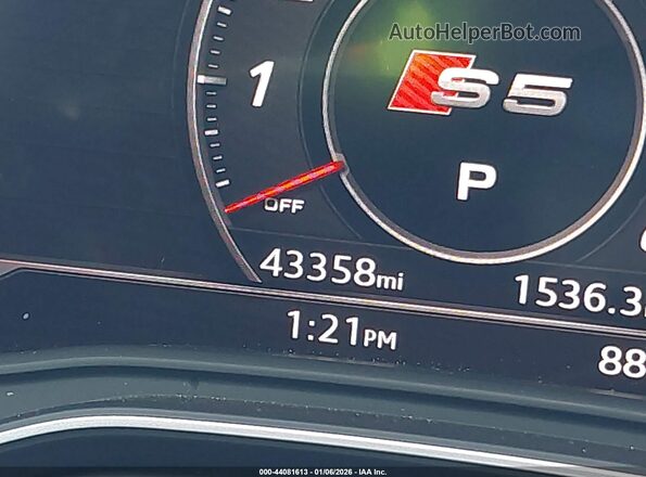 WAUB4CF50KA074613 2019 AUDI S5 Black 