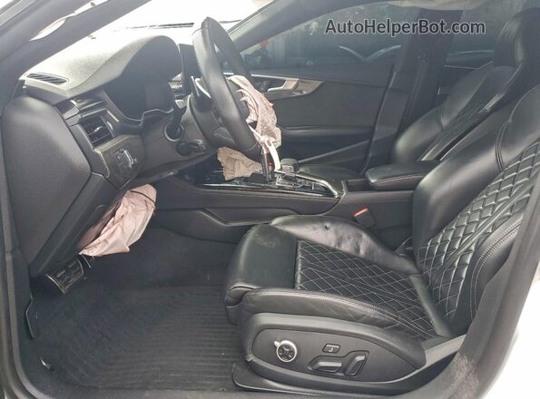 WAUB4CF54LA001598 2020 AUDI S5 White წინა სალონის ხედი
