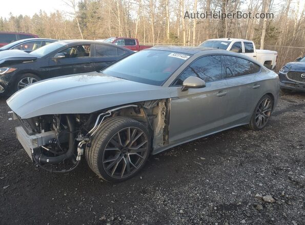 WAUB4CF56MA044454 2021 AUDI S5 Gray Передня ліва чверть