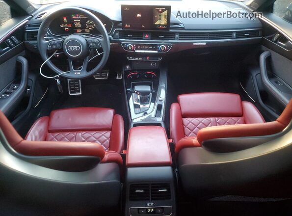 WAUB4CF56MA044454 2021 AUDI S5 Gray Вид панелі приладів