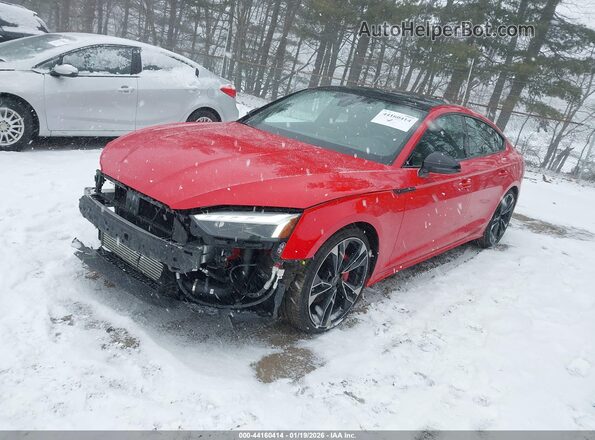 WAUB4CF56PA014553 2023 AUDI S5 Red Vista tres cuartos delantera izquierda