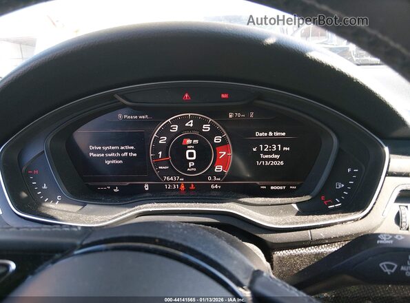 WAUB4CF5XKA016377 2019 AUDI S5 White Vista de los asientos traseros