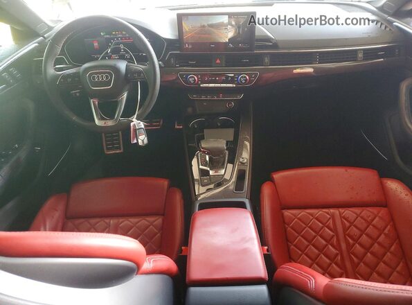 WAUB4CF5XNA015458 2022 AUDI S5 Серый Вид панели приборов