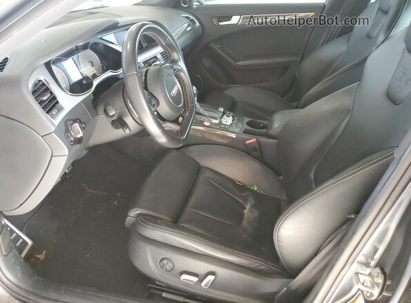 WAUBGAFL5GA008687 2016 AUDI S4 Серый Вид салона спереди