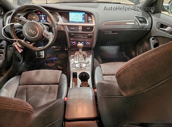WAUBGAFL8GA000986 2016 AUDI S4 Черный Вид панели приборов