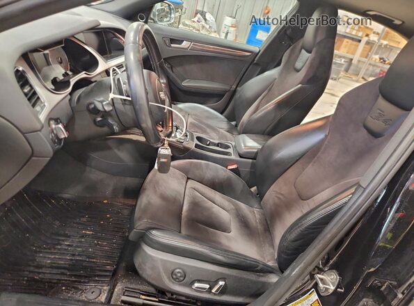 WAUBGAFL8GA000986 2016 AUDI S4 Черный Вид салона спереди