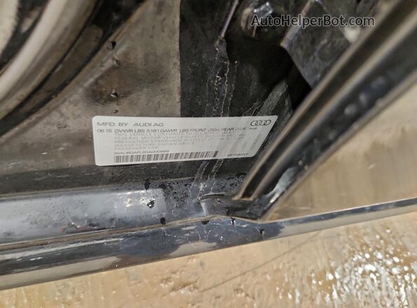 WAUBGAFL8GA000986 2016 AUDI S4 Черный Вид подкапотного пространства