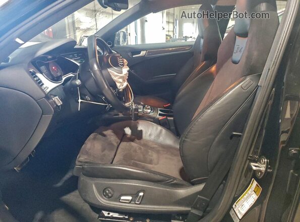 WAUBGAFL9GA001550 2016 AUDI S4 Черный Вид салона спереди