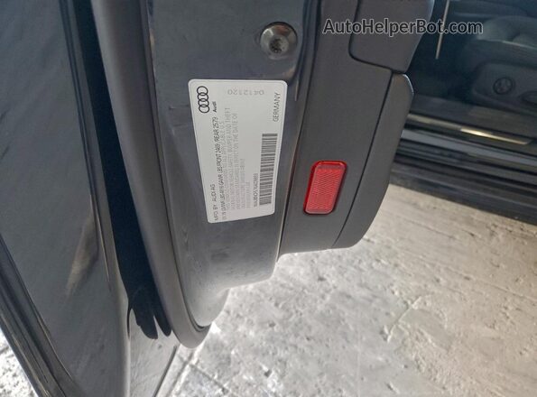 WAUBNCF57KA028659 2019 AUDI OTHER Black VIN კოდის სტიკერის ხედი