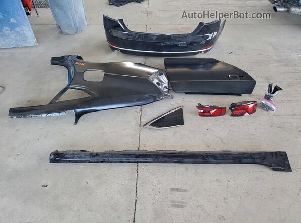 WAUBNCF57KA028659 2019 AUDI OTHER Black ძრავის განყოფილების ხედი