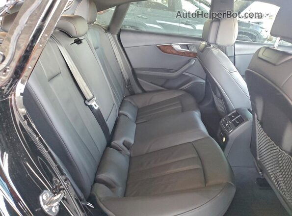 WAUBNCF57KA028659 2019 AUDI OTHER Black უკანა სავარძლების ხედი