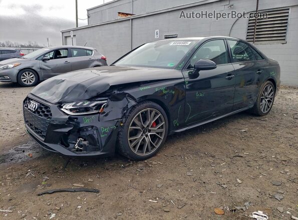 WAUC4AF45LA037929 2020 AUDI S4 Черный Передняя левая четверть