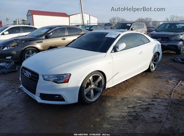 WAUC4AFR5GA045174 2016 AUDI S5 Белый Передняя левая четверть