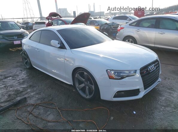 WAUC4AFR5GA045174 2016 AUDI S5 Белый Передняя правая четверть