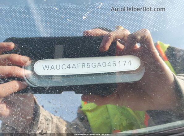 WAUC4AFR5GA045174 2016 AUDI S5 Белый Вид подкапотного пространства