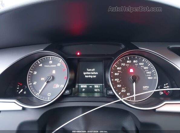WAUC4AFR5GA045174 2016 AUDI S5 Белый Вид задних сидений
