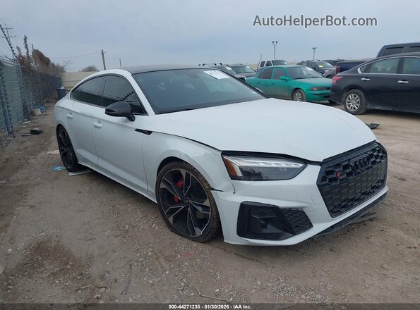 WAUC4CF50PA057483 2023 AUDI S5 Белый Передняя правая четверть