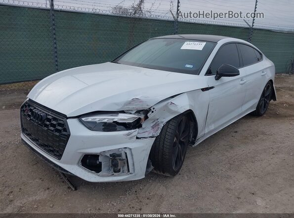 WAUC4CF50PA057483 2023 AUDI S5 Белый Передняя левая четверть